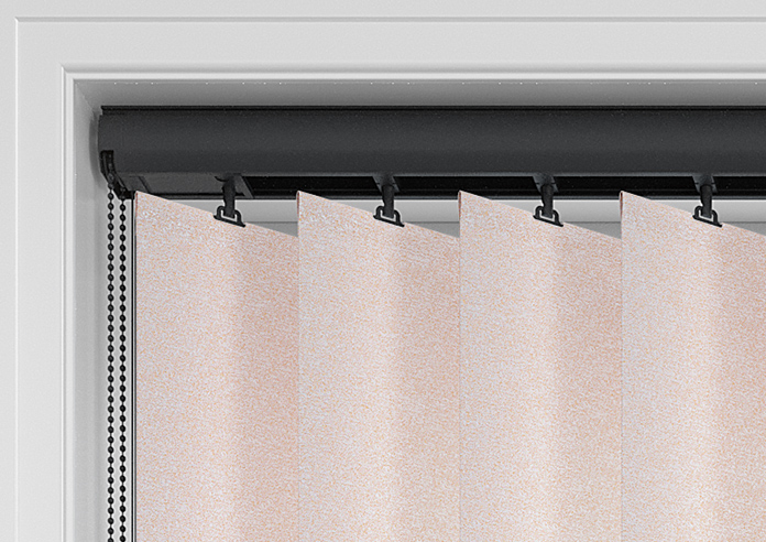 Shimmer (Blackout), Rose Gold - Vertical Blind - Image 14